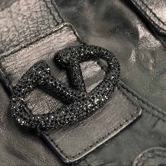 Authentic Valentino Metallic Catch Satchel - Picture 11 of 14